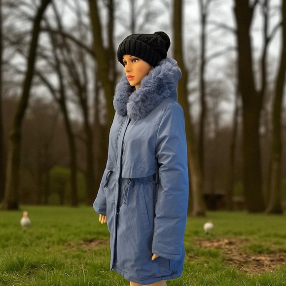 Women’s Hooded Mid-Length Jacket size L - Picture 3 of 10